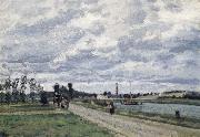 Camille Pissarro The banks of the Oise near Pontoise Bords de l-Oise pres de Pontoise painting